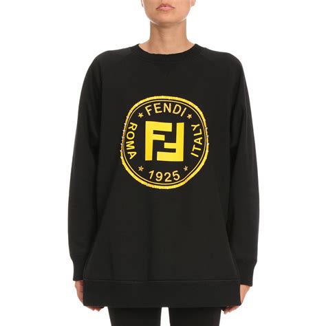 fendi sweatshirt black|fendi sweatshirt for women.